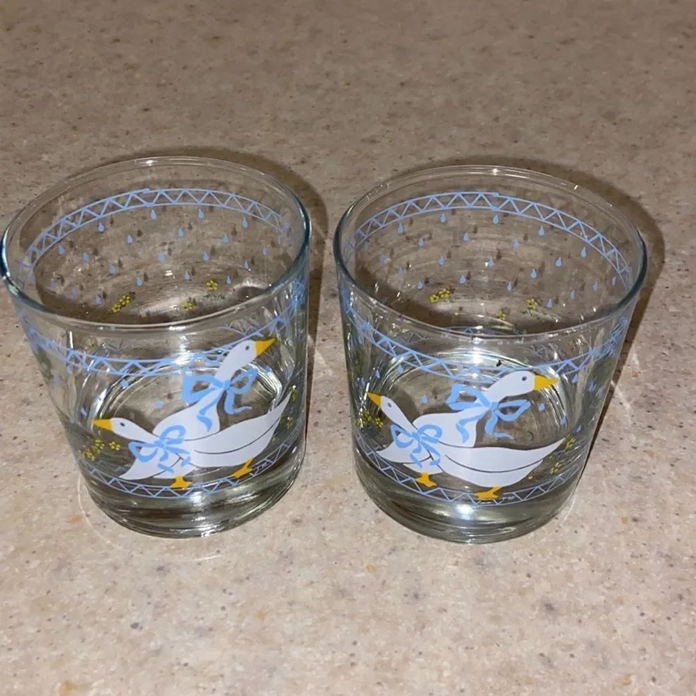 Vintage Anchor Hockin Country Goose Of 2 ITI Set